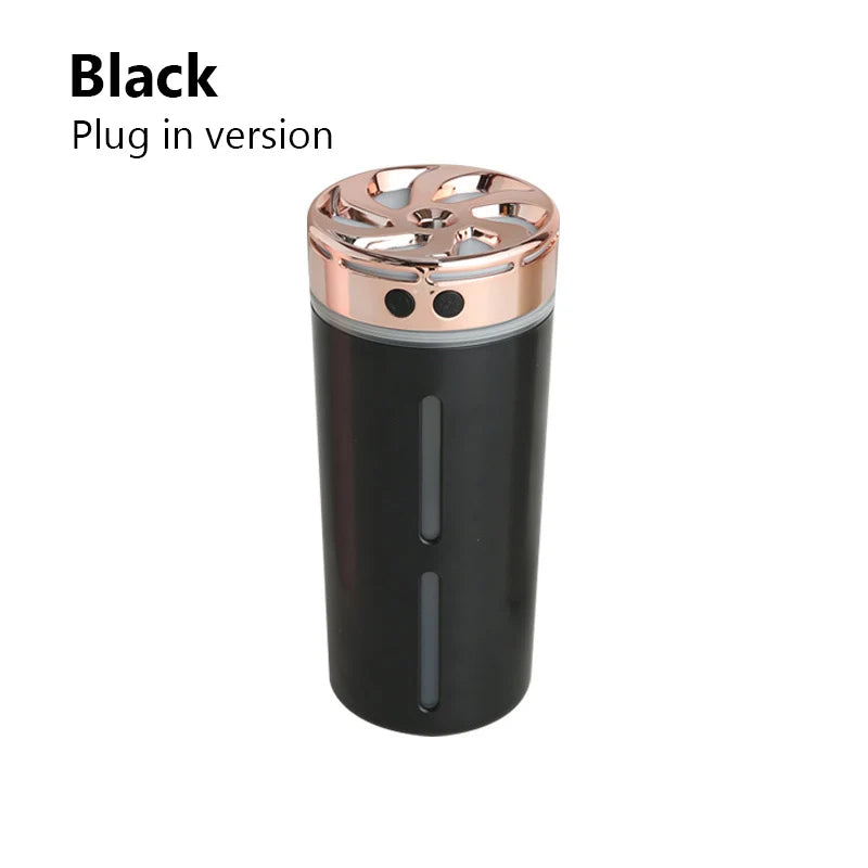 300ml Silent Car Air Humidifier With Color Night Light - Smarsty