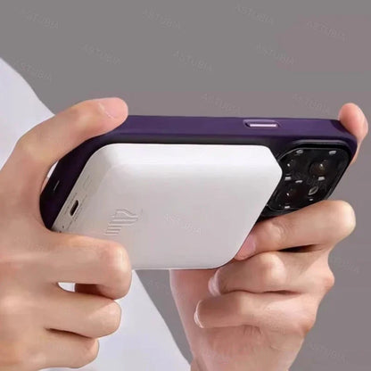 Luxury Magnetic Metal Lens Bumper Protection Case For iPhone 17 Air 16 15 Pro Max Plus Magsafe Acrylic Clear Cover by Smarsty