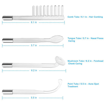 Portable High Frequency Skin Therapy Wand for Acne and Wrinkle Reduction - Smarsty