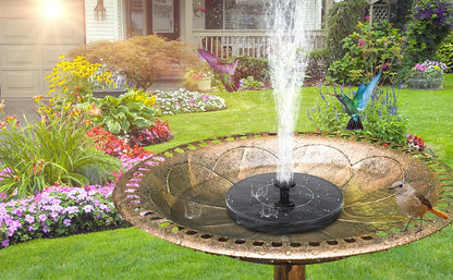 Solar Powered Mini Fountain for Garden Decor - Smarsty