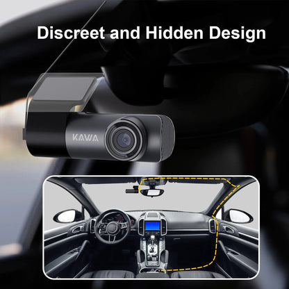 2K Car Dash Cam With Night Vision And Wireless WiFi - Smarsty