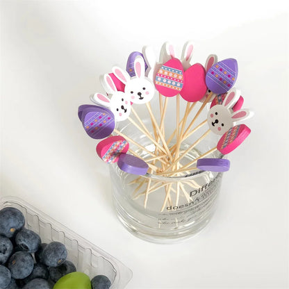 Easter Disposable Bamboo Skewers for Festive Decor - Smarsty