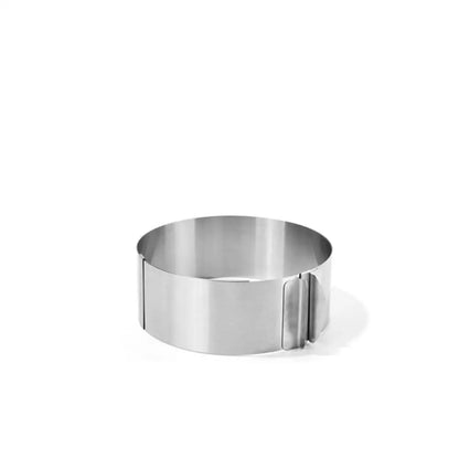 Rustproof Adjustable Stainless Steel Cake Mousse Ring - Smarsty