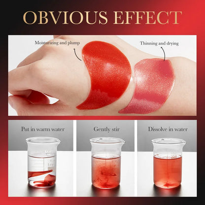 SADOER Red Pomegranate Eye Mask for Dark Circles Removal - Smarsty