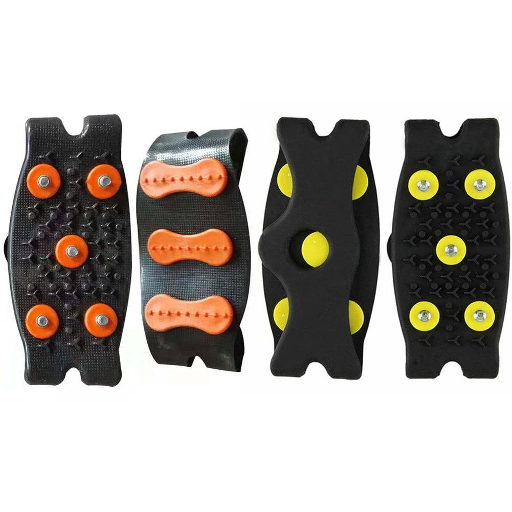 5-Stud Climbing Crampons Anti Slip Mountaineering Cleats Unisex Snow Claw Shoe Covers Walking Hiking Accessories - Smarsty