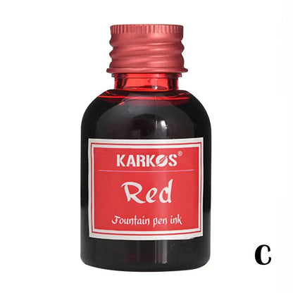 10 Colors 30ML Colorful Fountain Pen Ink Refilling Inks Universal Refill Ink Stationery School Brand New Product School Supplies