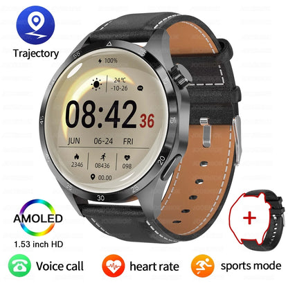 GT5 Pro GPS Smartwatch with AMOLED Screen and Heart Rate Monitoring - Smarsty