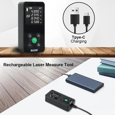 HILDA Laser Rangefinder with Rechargeable Battery and High Accuracy - Smarsty