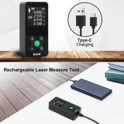 HILDA Laser Rangefinder with Rechargeable Battery and High Accuracy - Smarsty