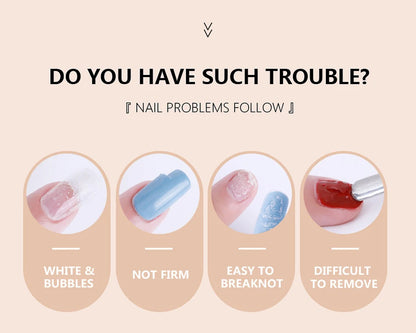 Milky White Hard Gel For Nail Extension 30ML - Smarsty