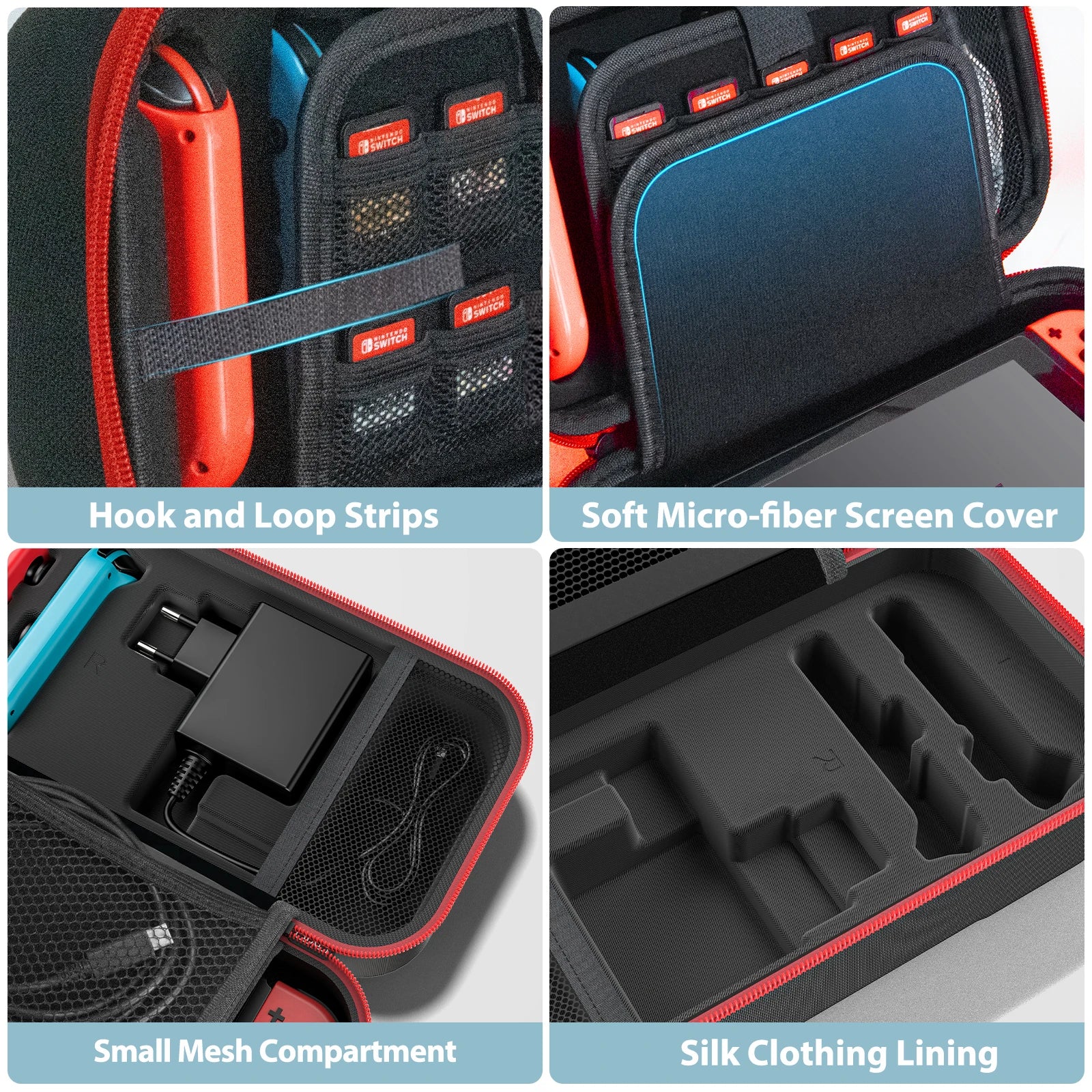 OIVO Large Storage Bag for Nintendo Switch Protection - Smarsty