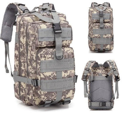 30/50L Tactical Backpacks Man Traveling Bags Survival Outdoor 3P Assault Pack EDC Molle Pack hiking Trekking Hunting Bag - Smarsty