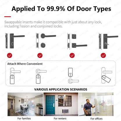 A1 Pro Bluetooth Smart Door Lock With Easy Installation - Smarsty