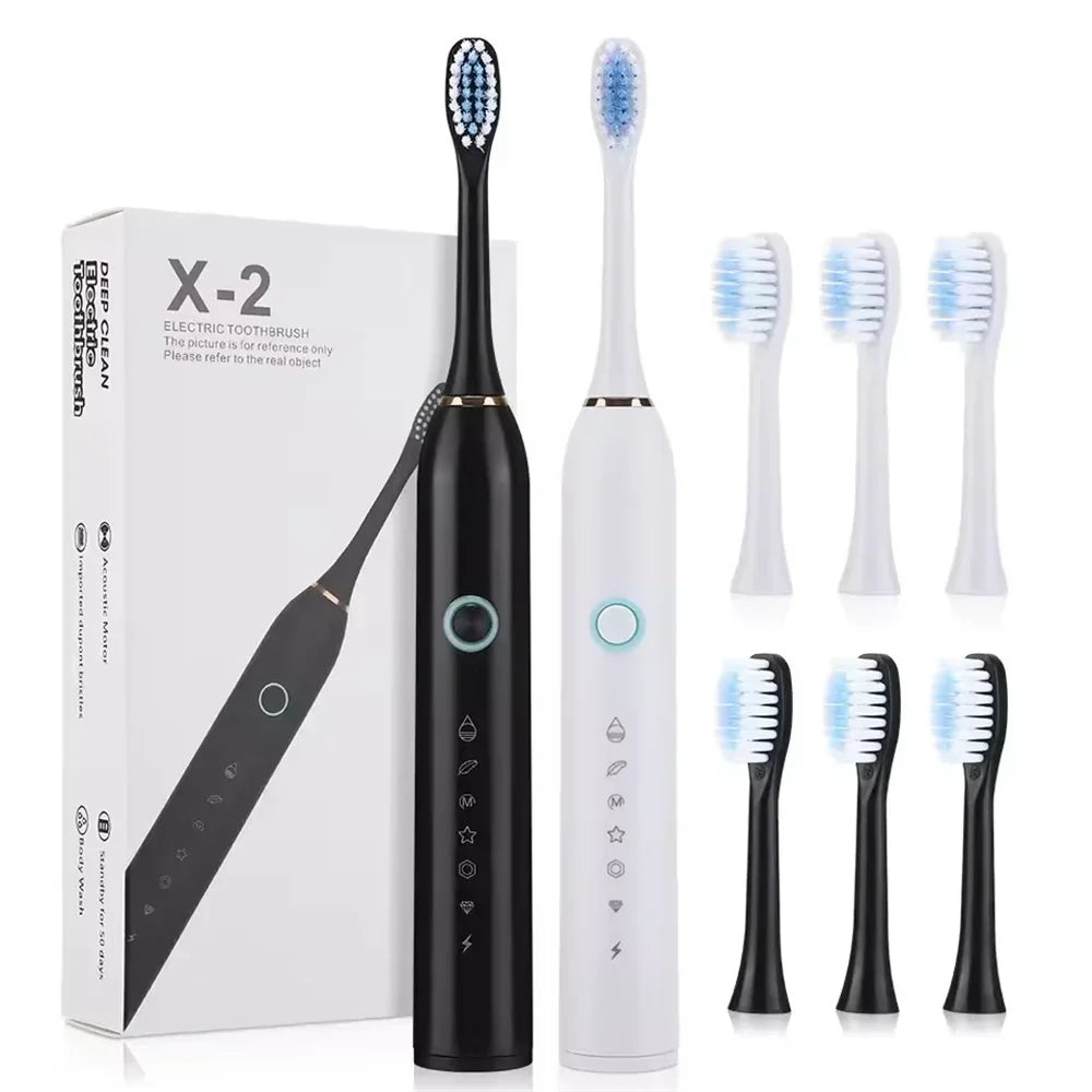 Automatic Electric Toothbrush with Six-Speed Charging - Smarsty