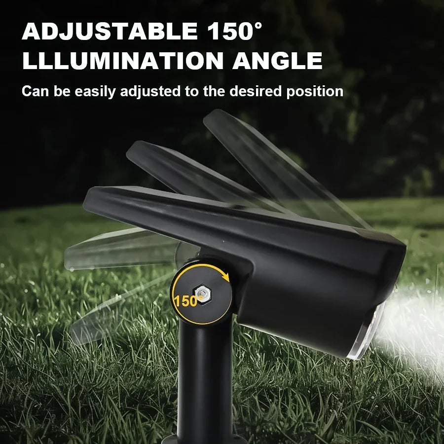 Adjustable LED Solar Spotlights for Outdoor Garden Lighting - Smarsty