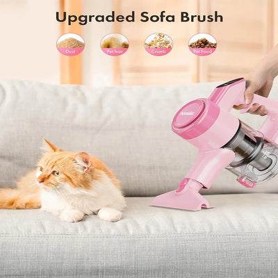 Homeika Cordless Vacuum Cleaner,23KPa 48mins Powerful Suction Vacuum LED Display,Lightweight Stick for HardFloor/Carpet/Pet Hair