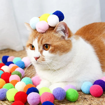 Interactive Cat Toy Shooting Gun with Plush Balls - Smarsty