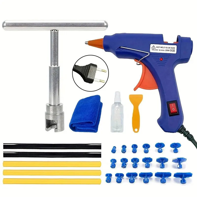Car Dent Repair Tool Auto Body Part Mechanical Sheet Metal Paintless Dent Removal Puller Kit Hand Tools Kit Set - Smarsty