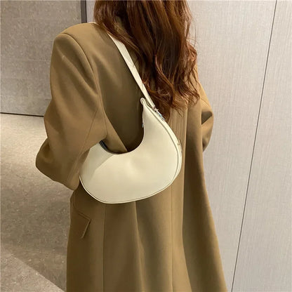 Luxury PU Leather Hobo Bag For Women With Zipper Closure - Smarsty