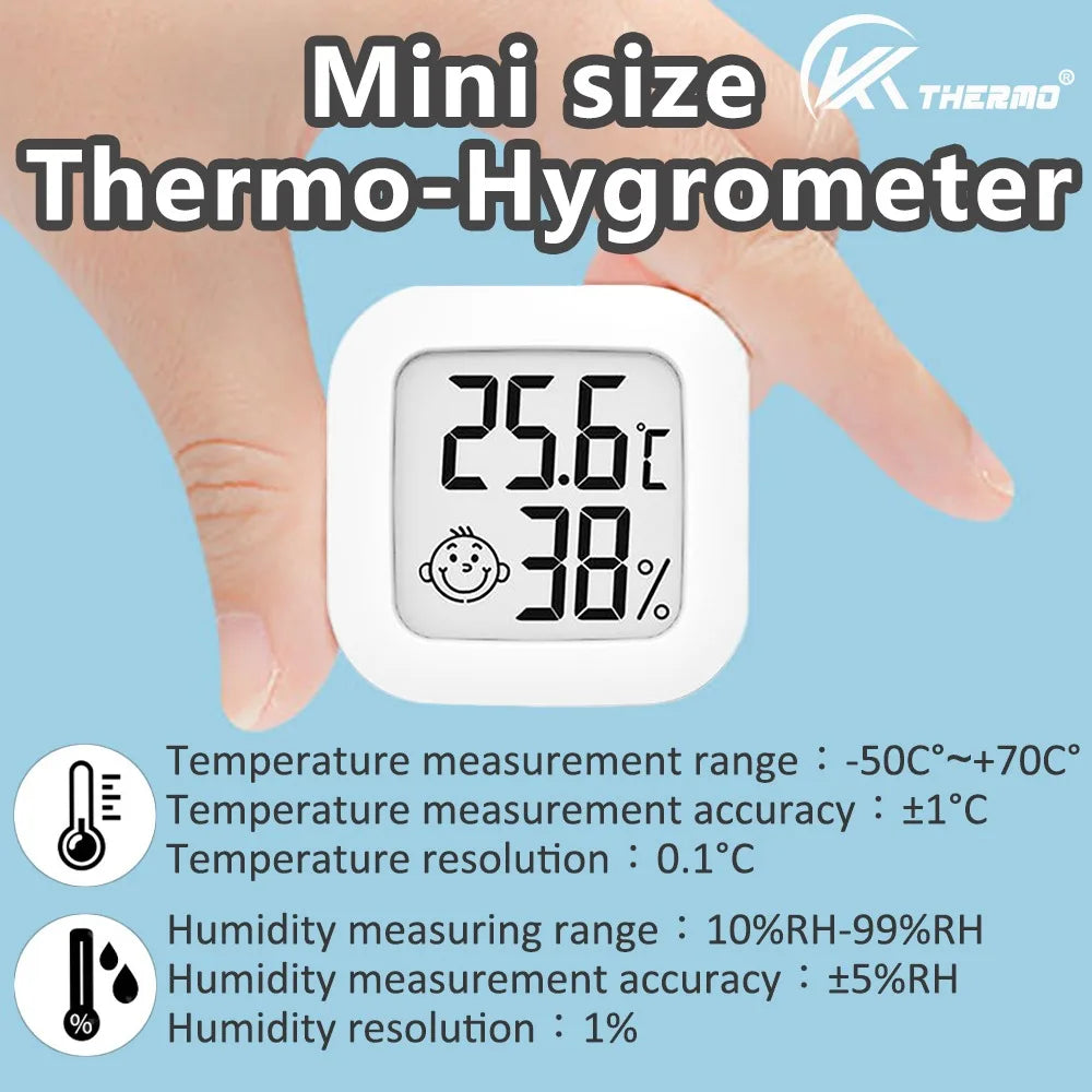 Digital Thermometer Hygrometer Indoor Room Temperature LCD Electronic Humidity Meter Sensor Gauge Weather Station For Home - Smarsty