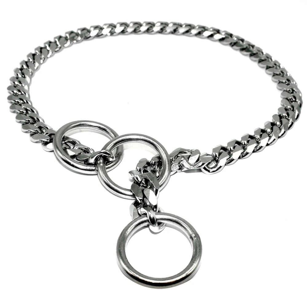 Stainless Steel Slip Collar for Medium Large Dogs - Smarsty