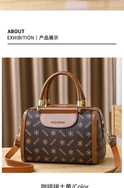 Soft Leather Women Crossbody Bag Large Capacity Versatile - Smarsty