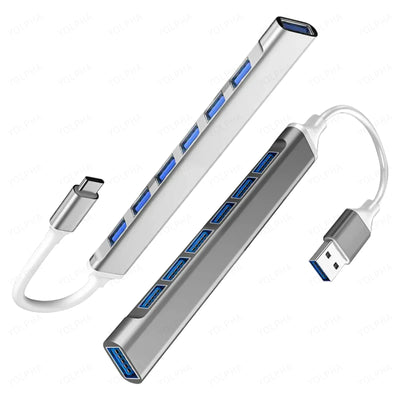 7 Port USB C Hub With 5Gbps High Speed PerformancePlus - Smarsty