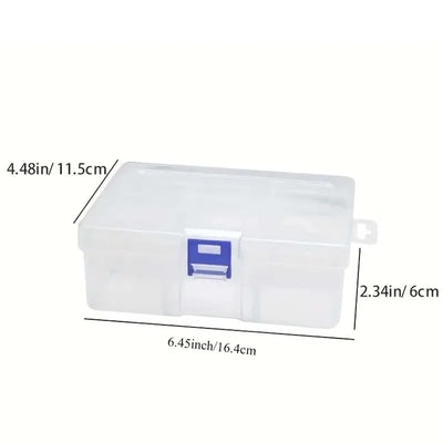 Transparent Plastic Storage Boxes for Jewelry and Crafts - Smarsty