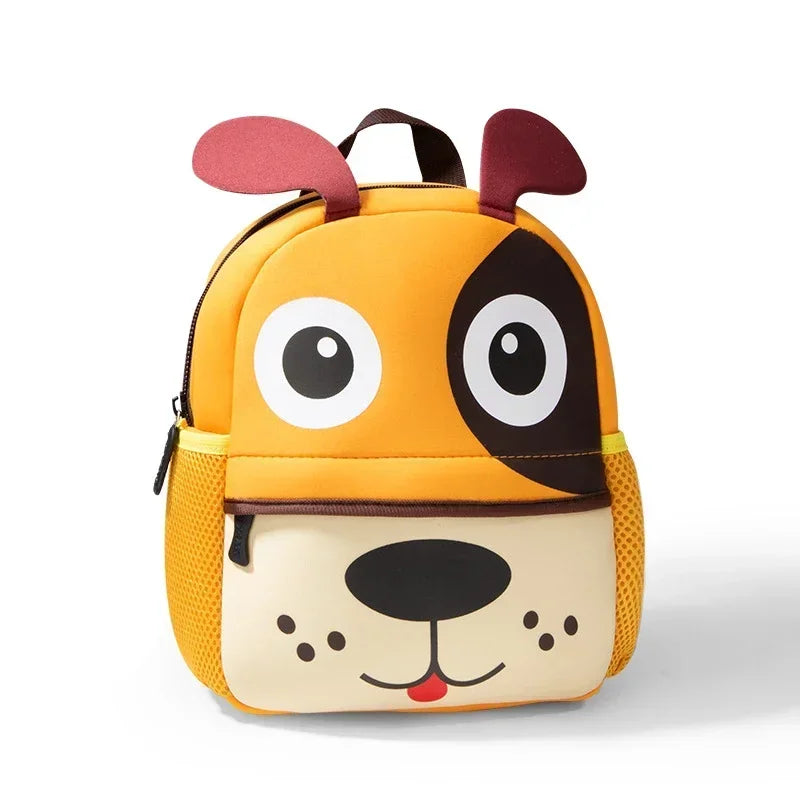 Cartoon Animal Kids Backpack With Durable Nylon Construction - Smarsty