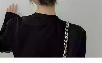 Large Metal Claw Clips For Women Strong Hold Silver - Smarsty