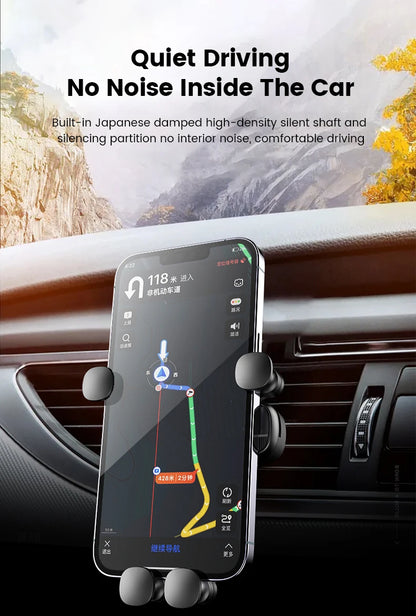 Gravity Car Phone Holder Air Vent Mount For Universal Fit - Smarsty