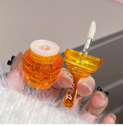 Small Honeypot Lip Oil for Moisturizing Soft Lips - Smarsty