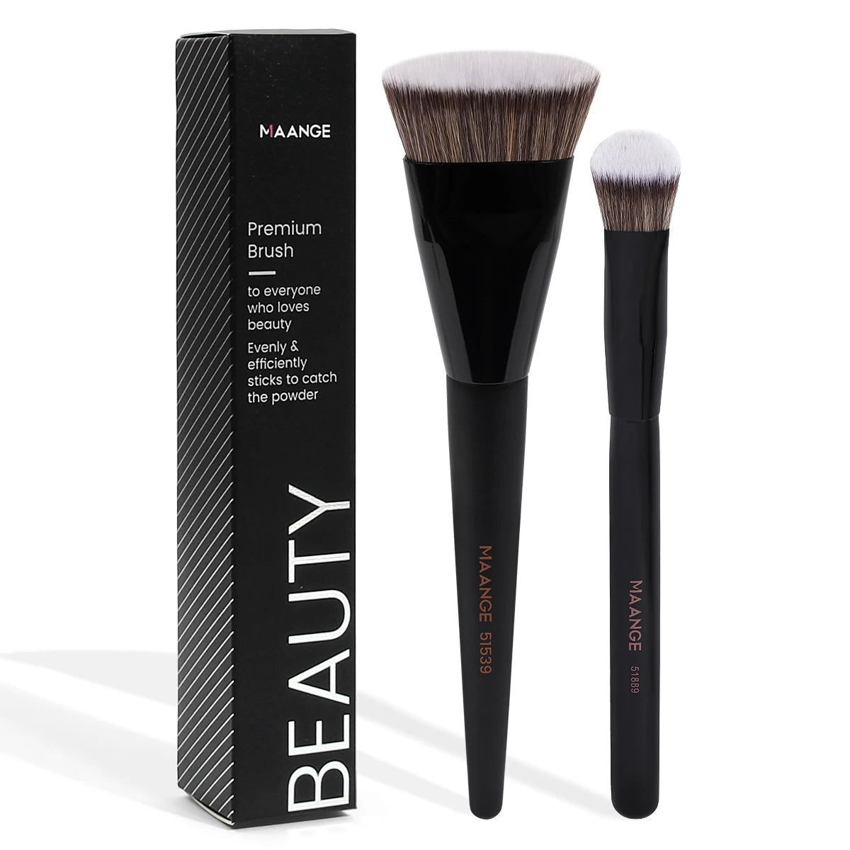 MAANGE 2PCS Flawless Makeup Brush Set for Liquid and Cream - Smarsty