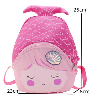 Princess Sequin Toddler Backpack Mermaid Fishtail Kids - Smarsty