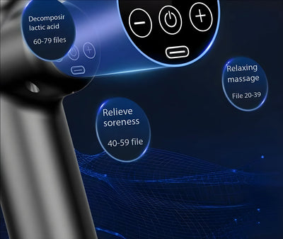 Lenovo Massage Gun for Deep Muscle Relief and Relaxation - Smarsty