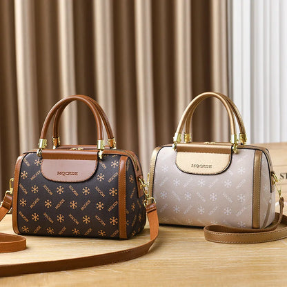 Soft Leather Women Crossbody Bag Large Capacity Versatile - Smarsty