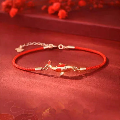 Handmade Lucky Red Bracelet for Wealth and Prosperity - Smarsty