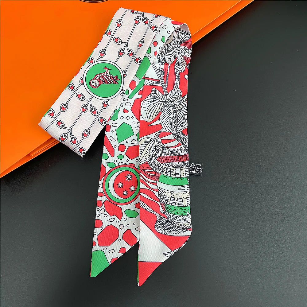 Silk Summer Scarf for Women Lightweight Neckwear - Smarsty