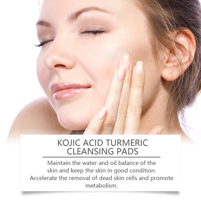 Turmeric Kojic Acid Cleansing Pads for Radiant Skin - Smarsty