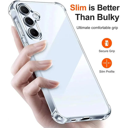Smarsty Shockproof Case For A56 A55 A54 5G With Clear Shell -