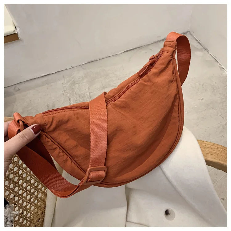 Casual Nylon Crossbody Bag for Women Large Capacity - Smarsty