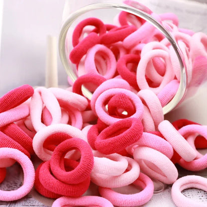 200 Pack Nylon Hair Bands Colorful Gentle No Damage - Smarsty