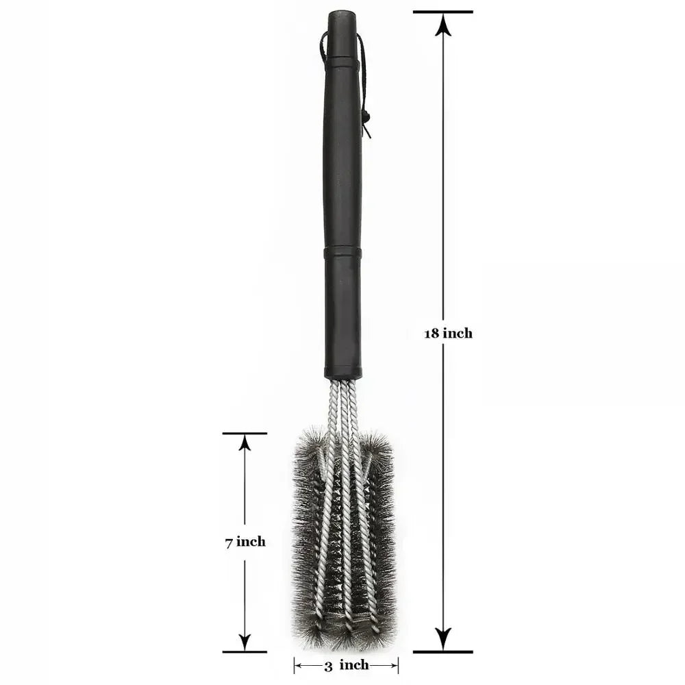 Stainless Steel BBQ Brush for Effortless Grill Cleaning - Smarsty