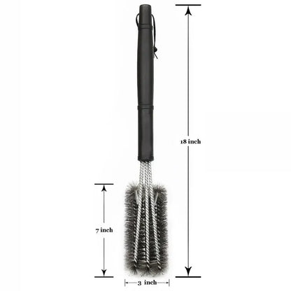 Stainless Steel BBQ Brush for Effortless Grill Cleaning - Smarsty