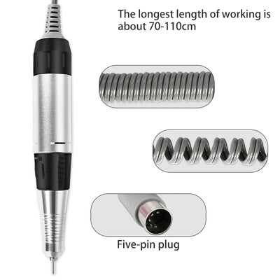 Professional Electric Nail Drill 35000RPM Portable Manicure Machine - Smarsty