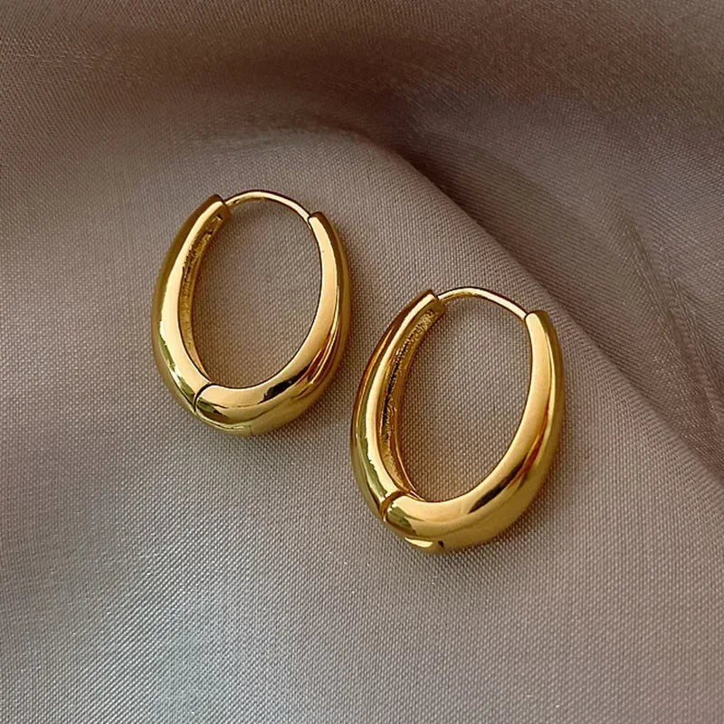Vintage Metal Drop Earrings for Women - Classic Party Jewelry - Smarsty