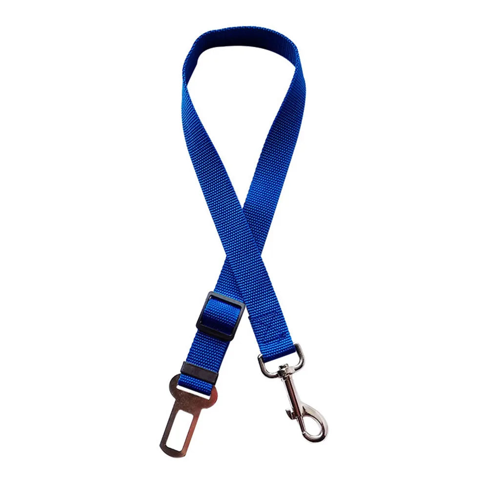 Adjustable Dog Car Seat Belt Harness with Reflective Cushioning - Smarsty