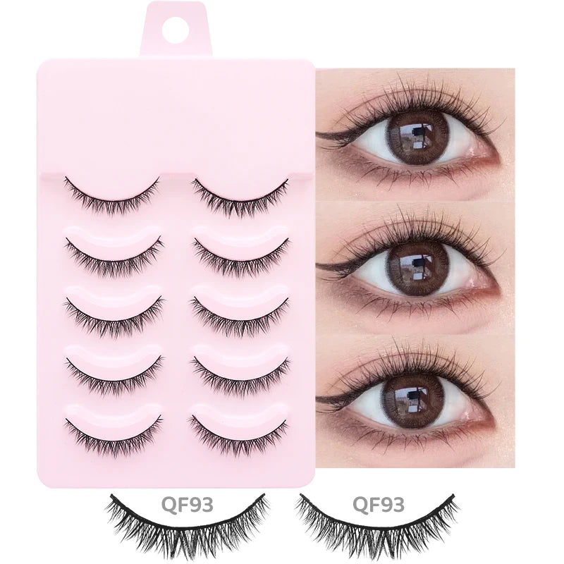DINGSEN 5 Pairs Soft Natural Long False Eyelashes - Smarsty