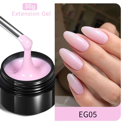 Born Pretty 30ml Milky White Nail Extension Gel - Smarsty