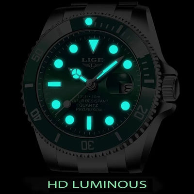 Luxury Waterproof Diver Watch for Men with Date Feature - Smarsty